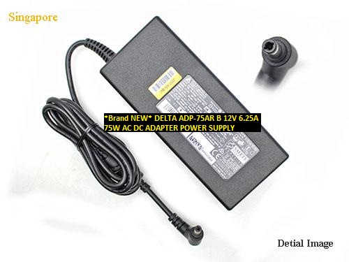 *Brand NEW* DELTA ADP-75AR B 12V 6.25A 75W AC DC ADAPTER POWER SUPPLY - Click Image to Close